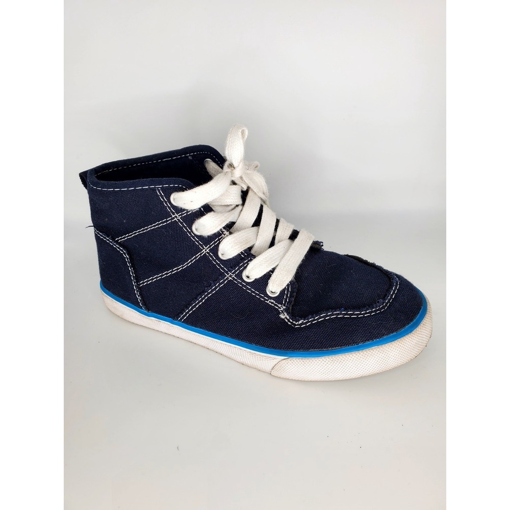 The Children's Place Unisex High-Top Casual Tennis Shoes/Sneakers‎ Blue Size 3